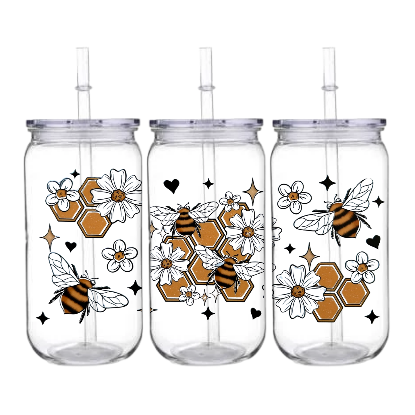 💚 Honey Vibes – Snowglobe Tumbler