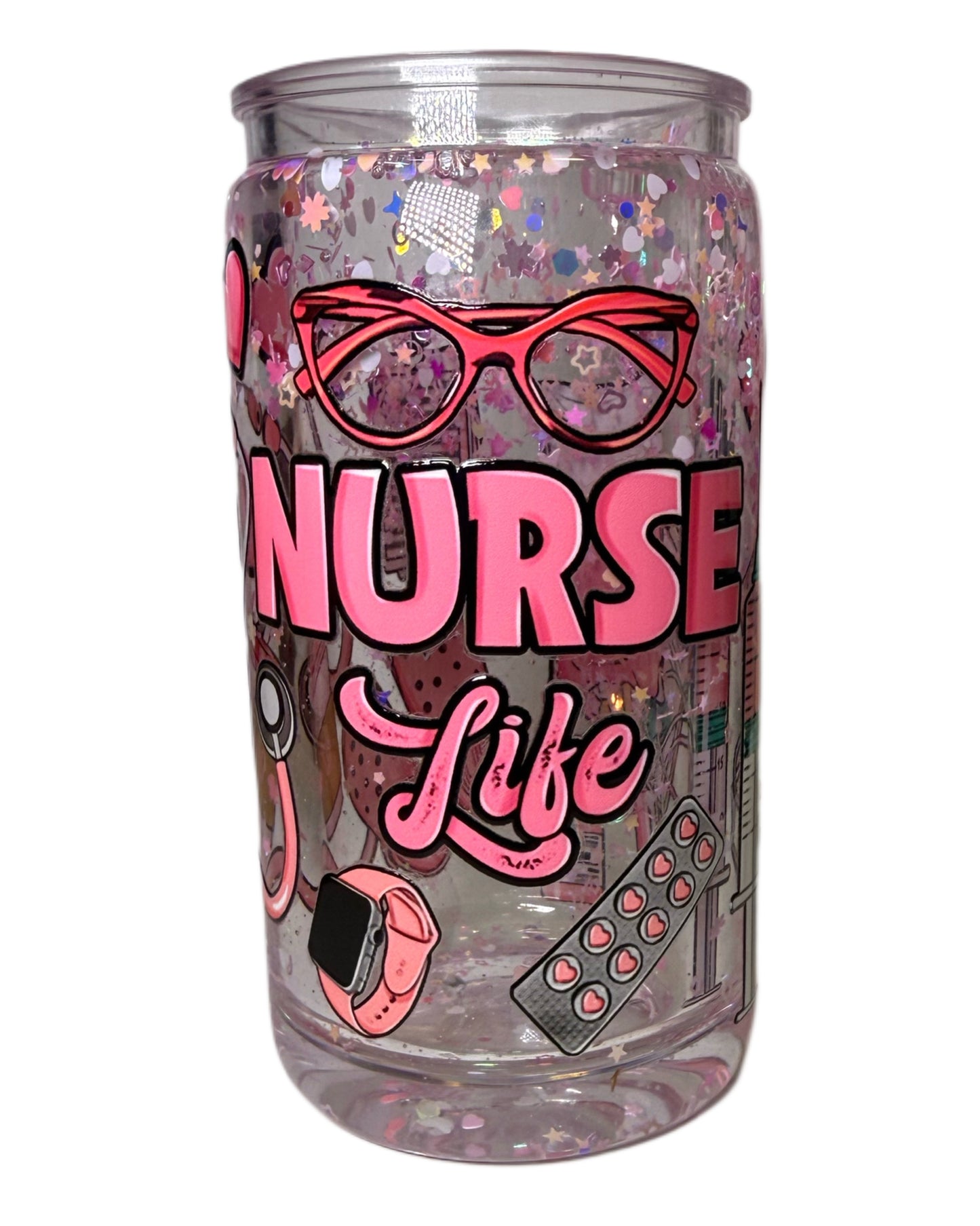 💗 Life - Snowglobe Tumbler
