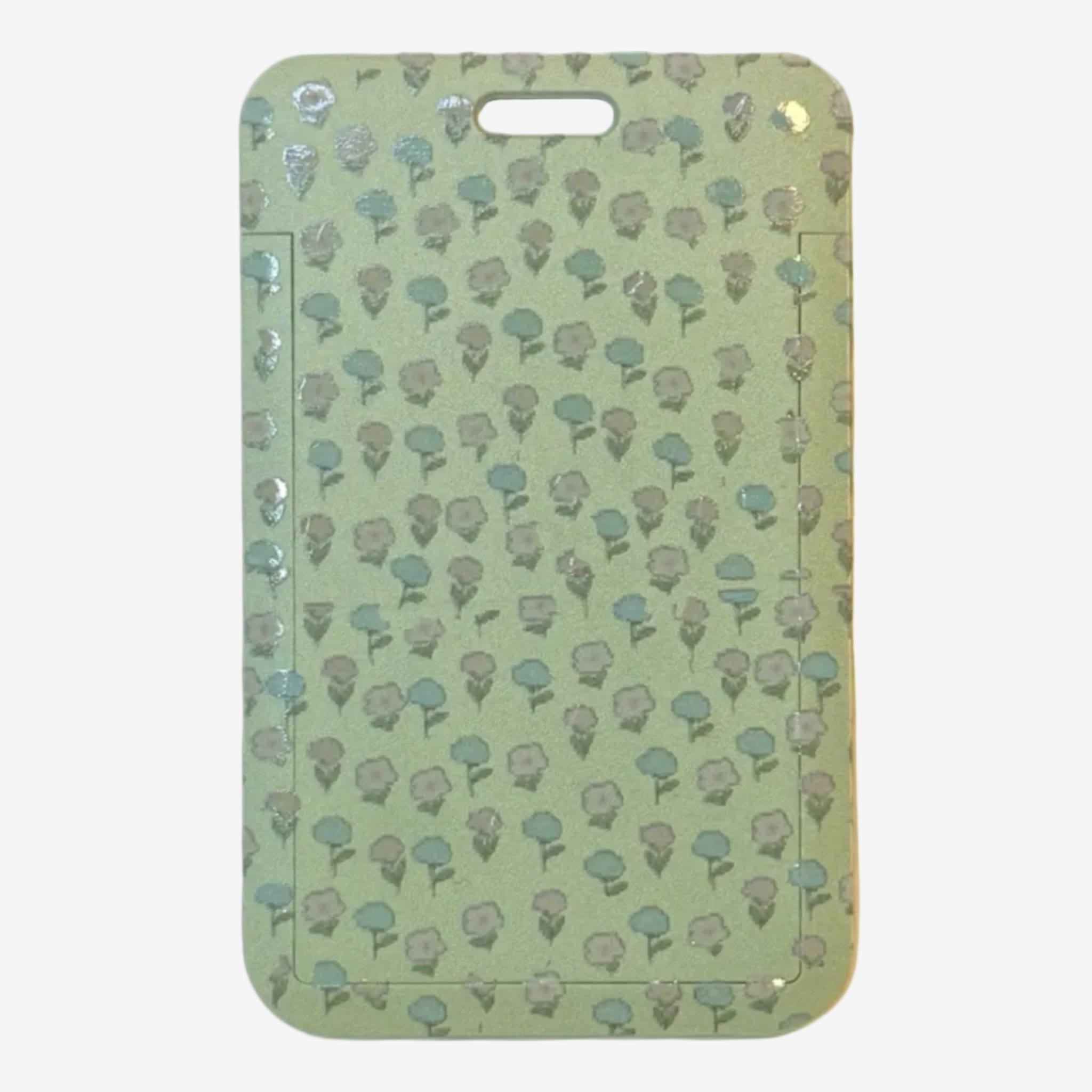 Soft Green Florals – ID-kortholder