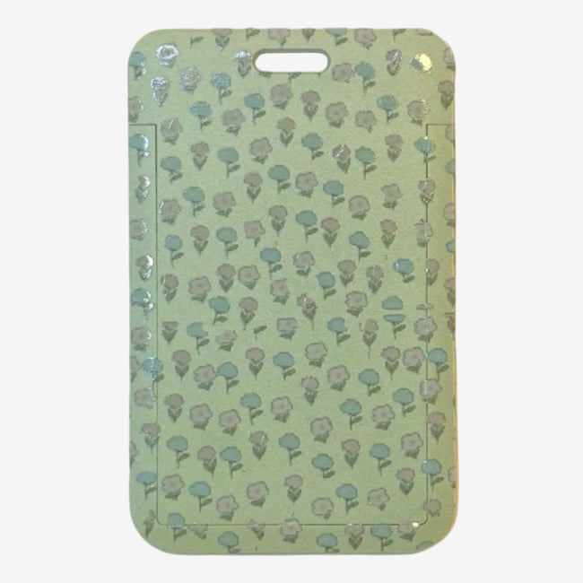 Soft Green Florals – ID-kortholder