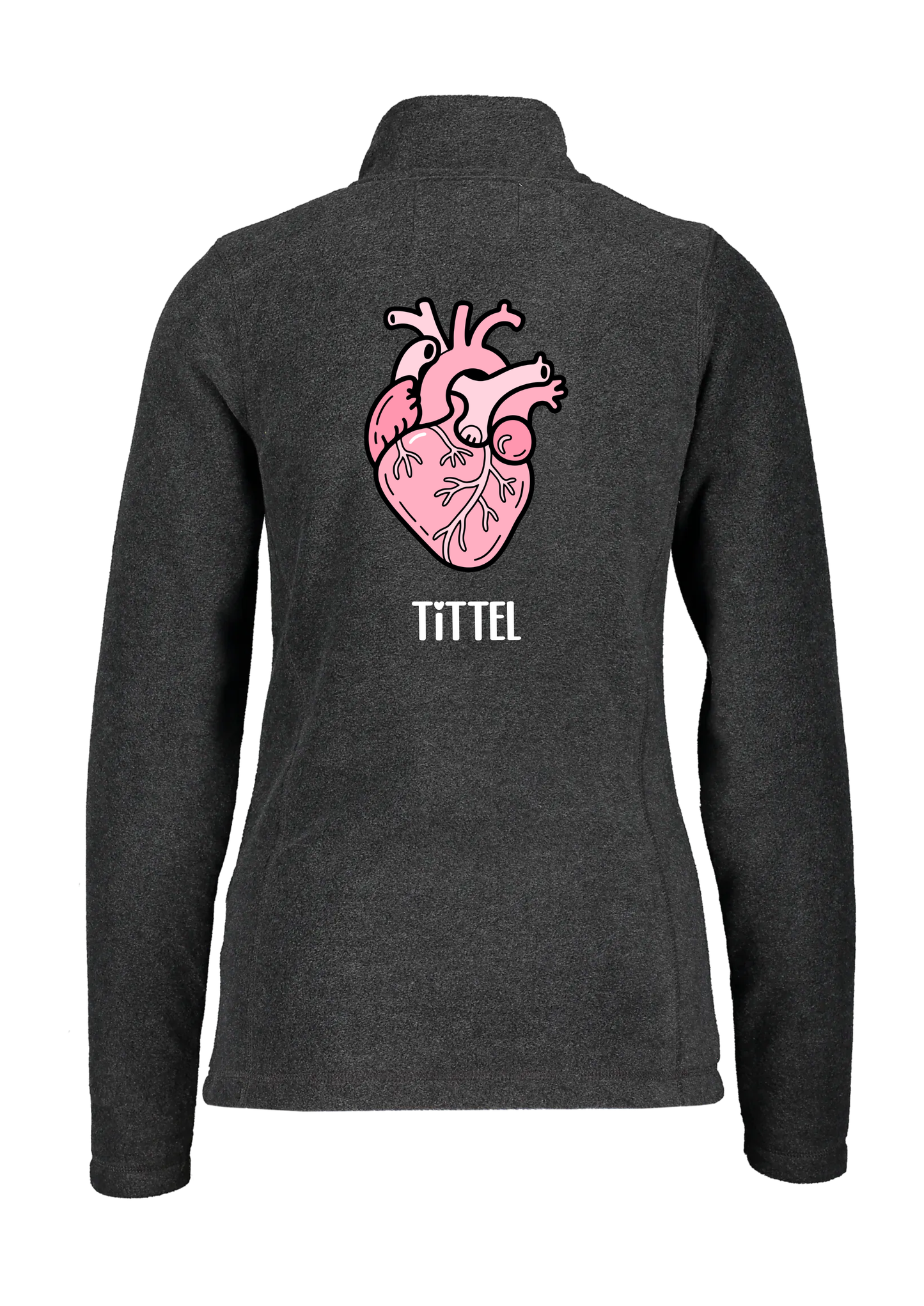 💗 “Anatomical Heart” Fleecejakke