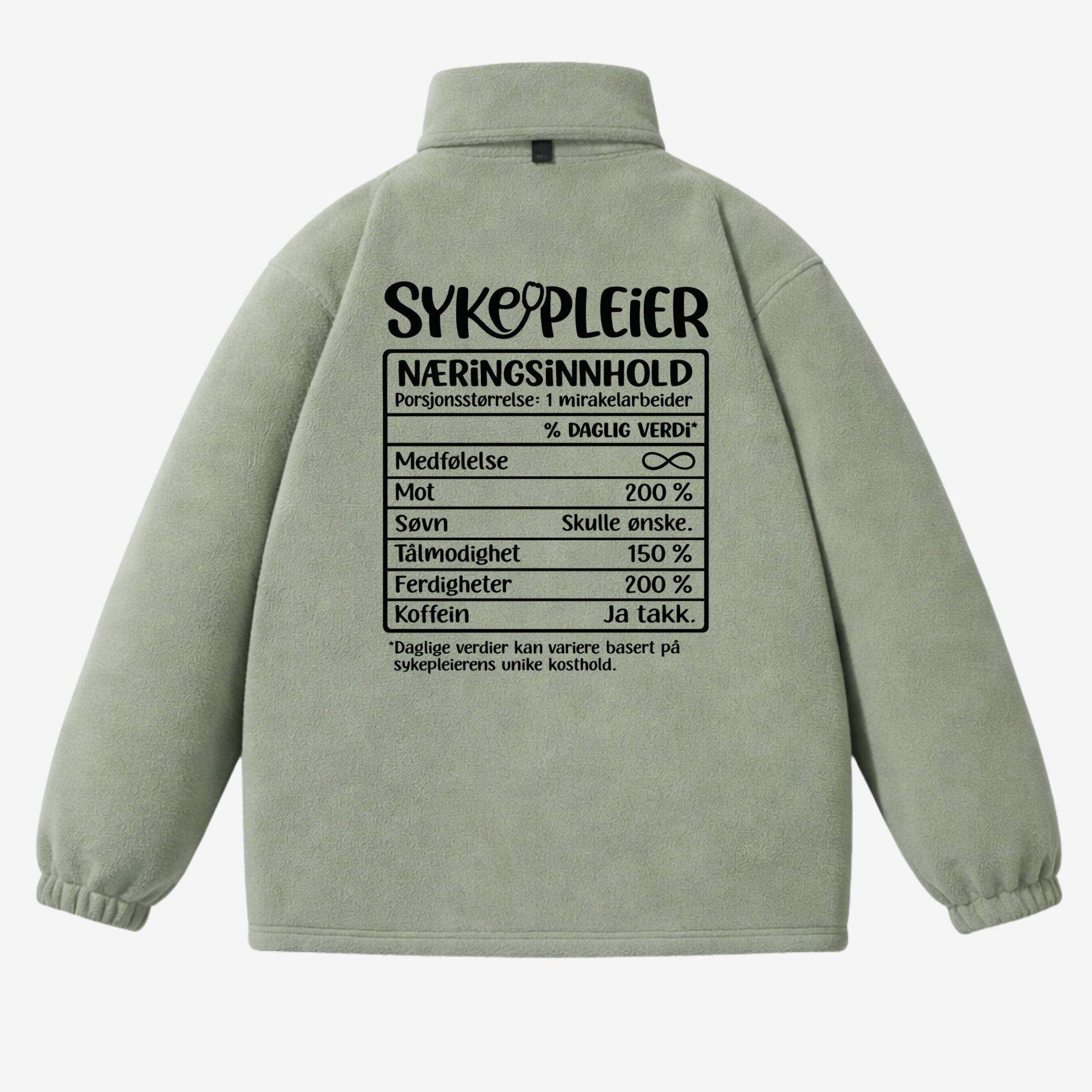 Sykepleier Nutrition - Fleecejakke