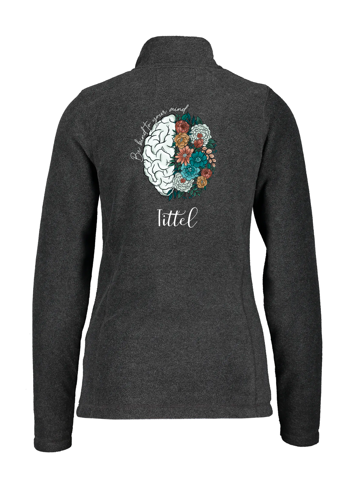 🧠 “Be Kind to Your Mind” Fleecejakke