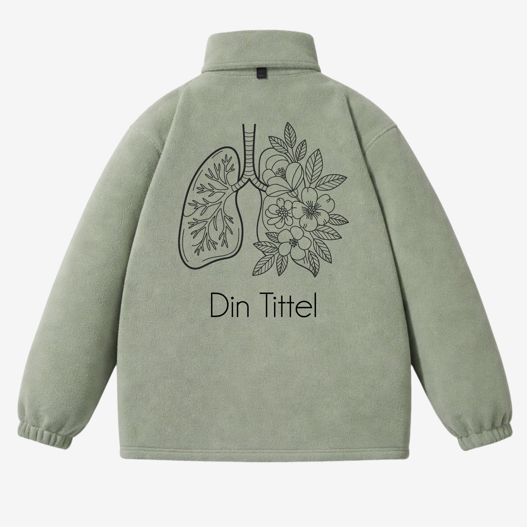Breathe – Fleecejakke med personlig design