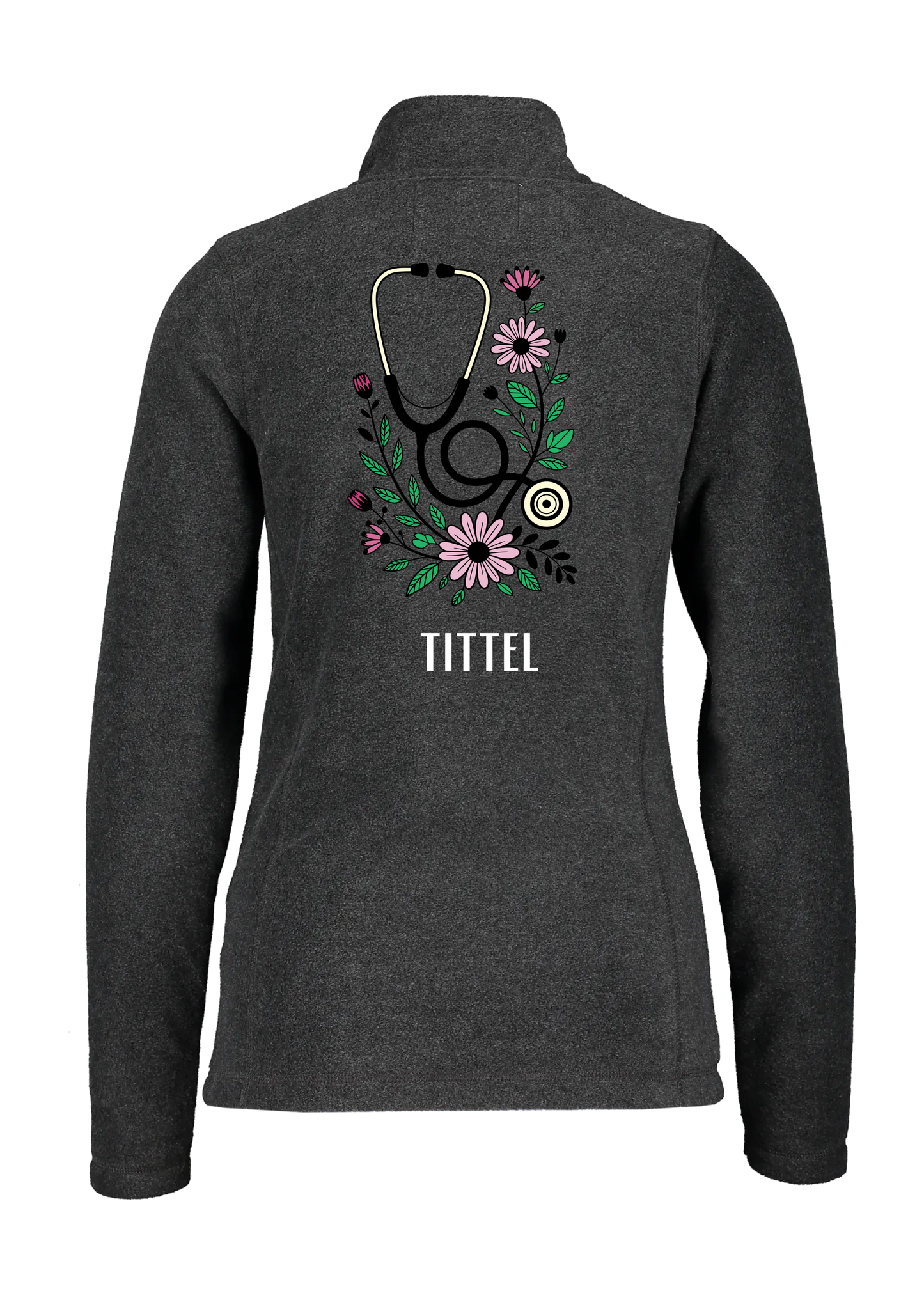 🌸 Floral - Fleecejakke