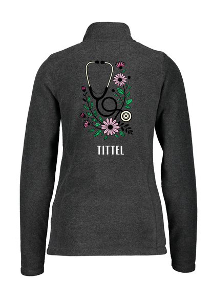 🌸 Floral - Fleecejakke