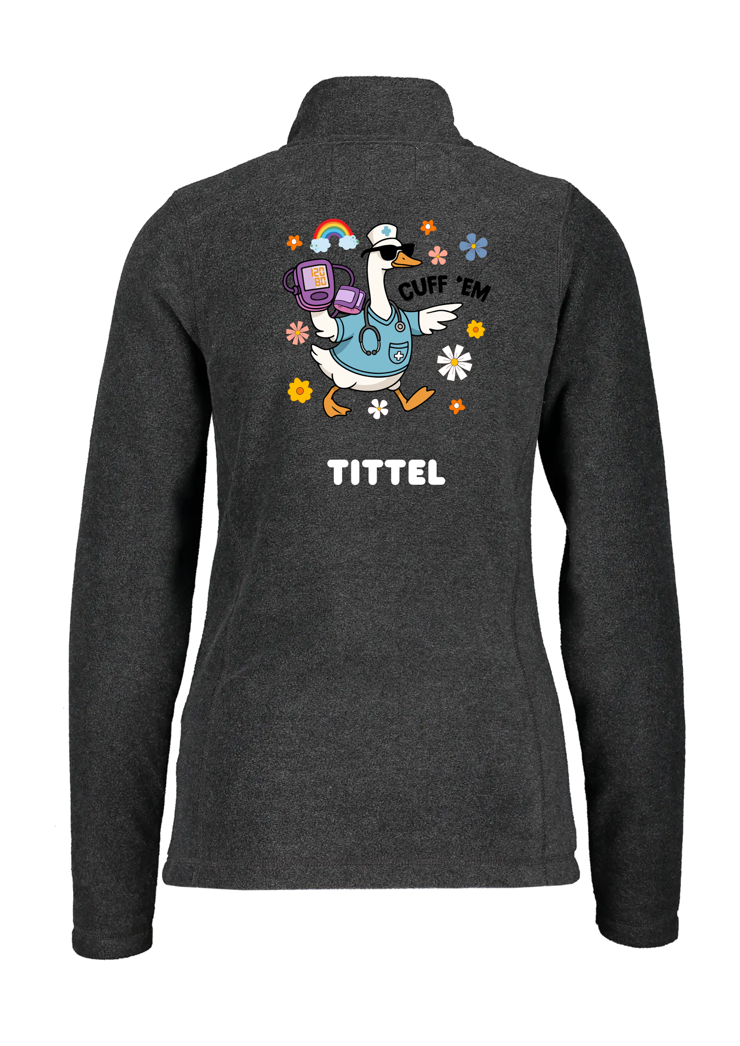 🦢 “Cuff ’Em” Fleecejakke