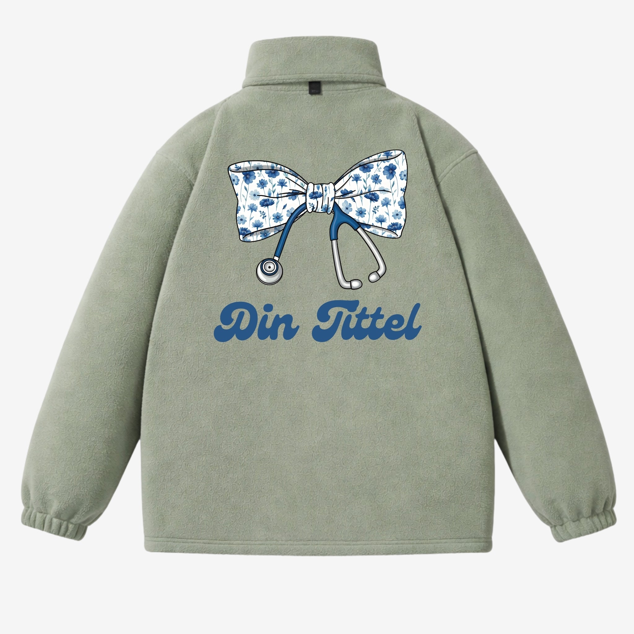 Blue Bow - Fleecejakke