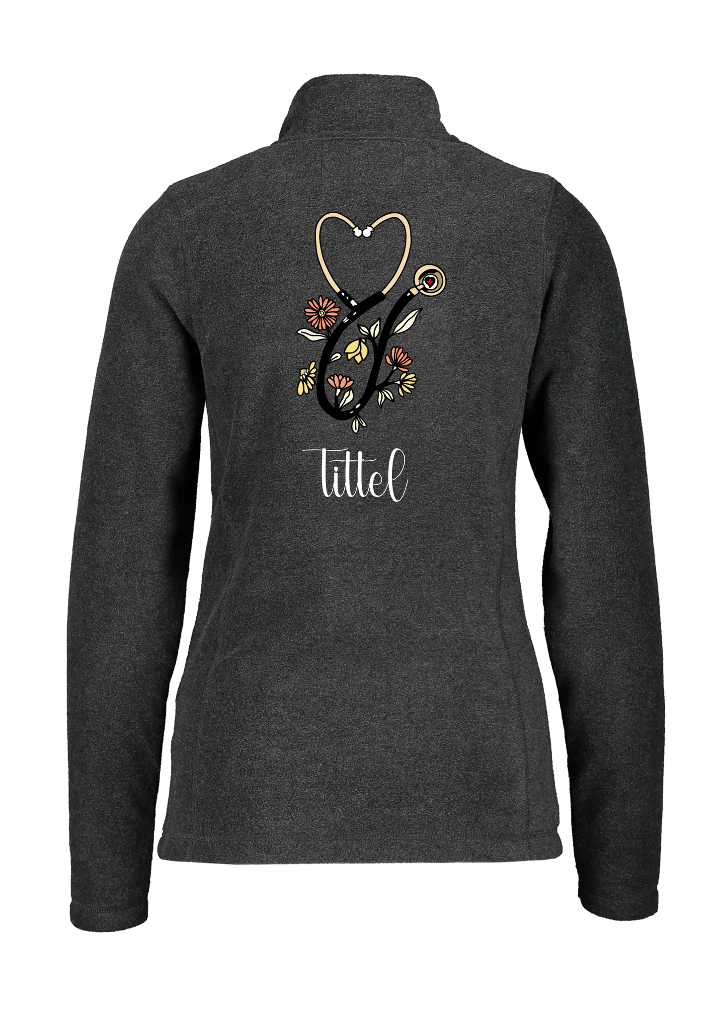 🌼 “Stetho Bloom” Fleecejakke