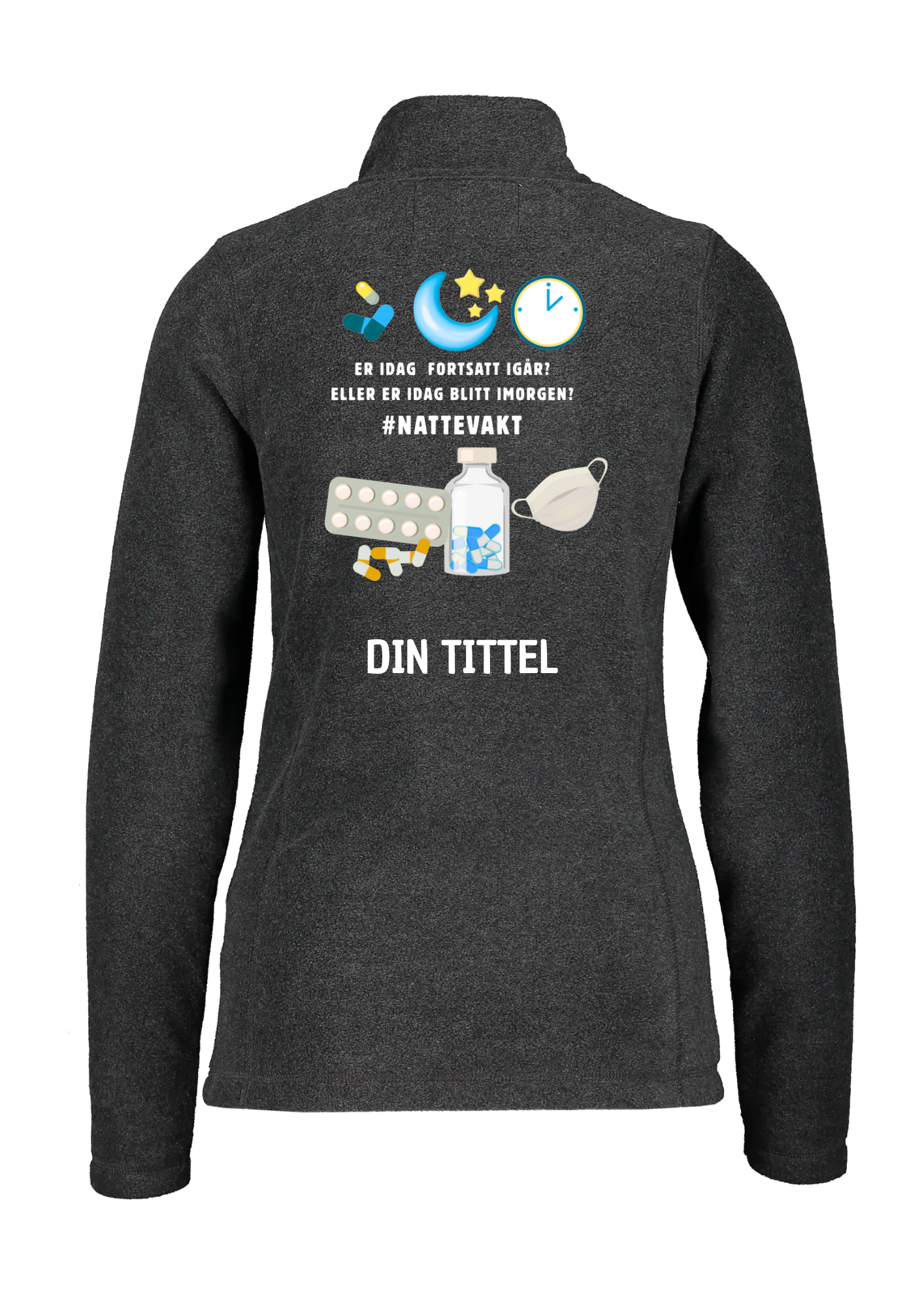 NATTEVAKT - Fleecejakke for menn