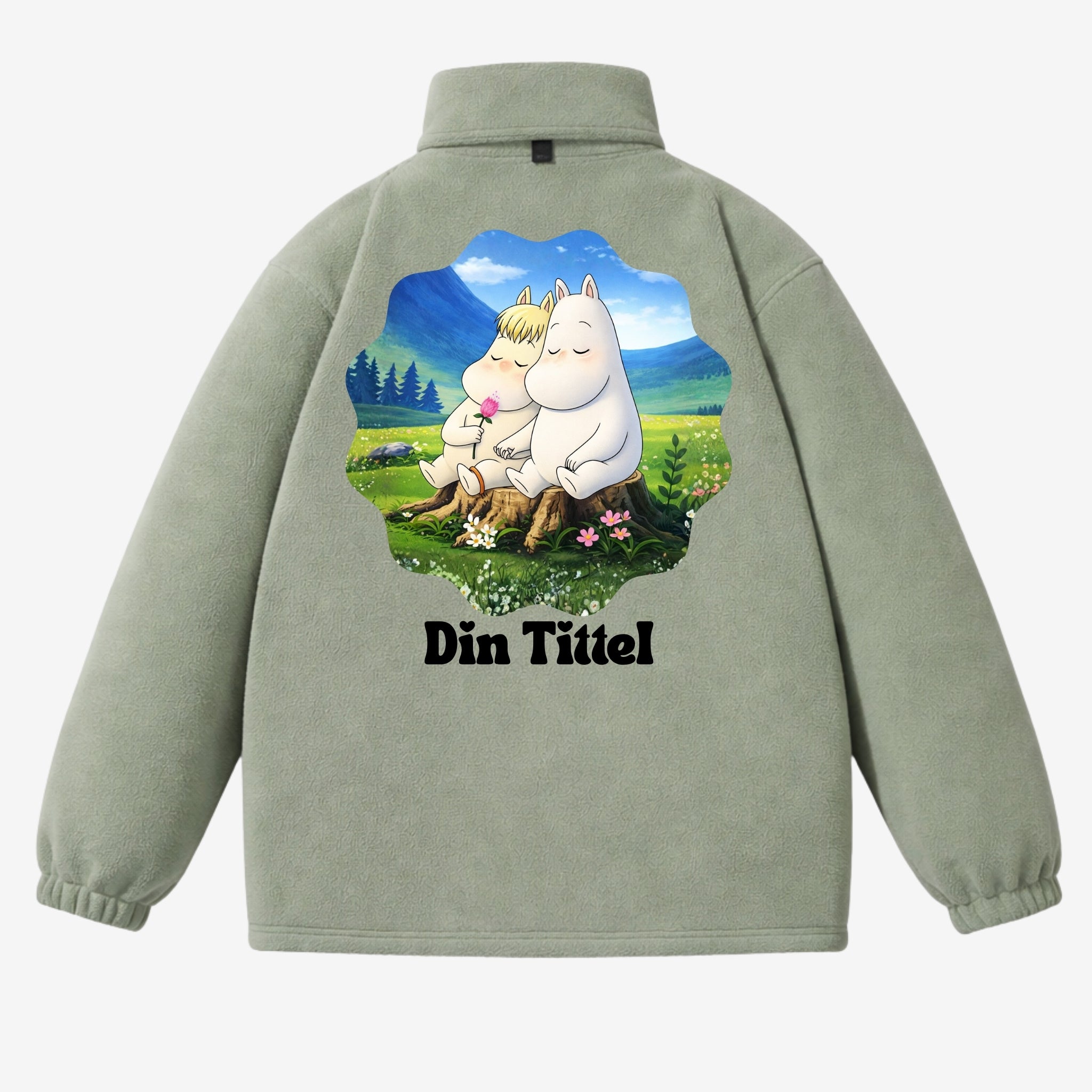 Mumi- Fleecejakke med personlig trykk