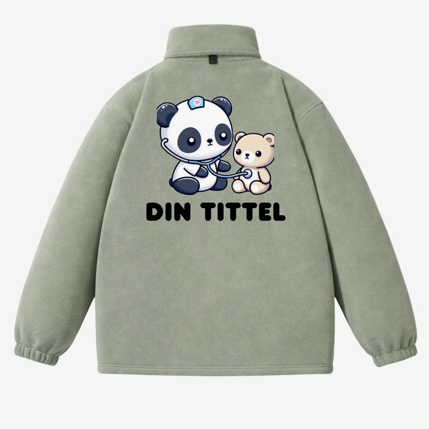 Sweet Panda - Fleecejakke med personlig design