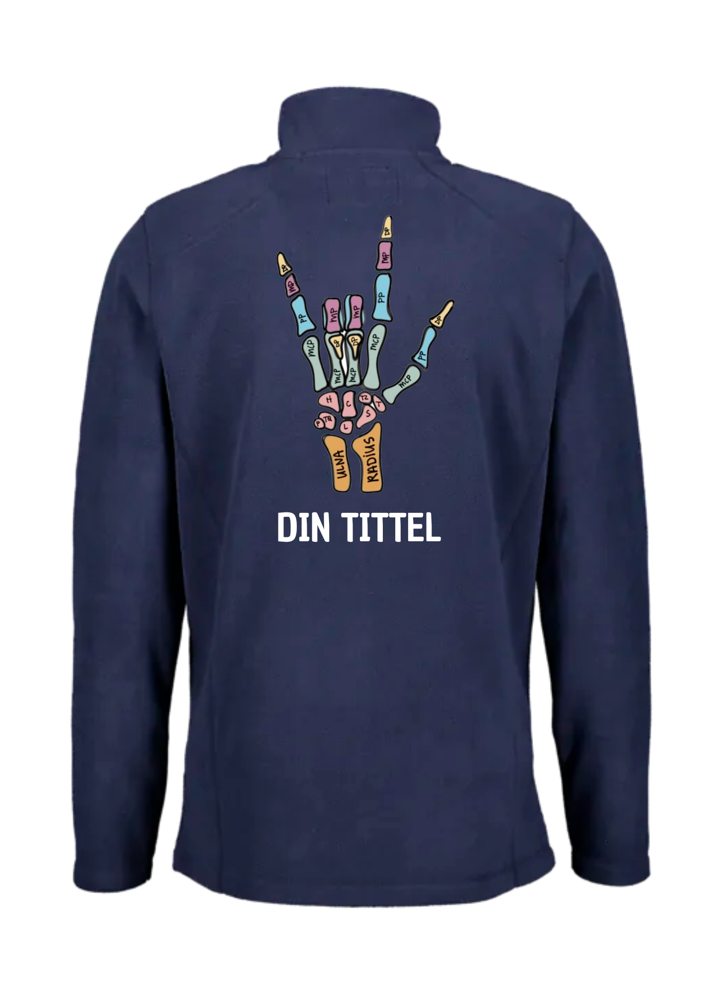 RockBone - Fleecejakke for menn