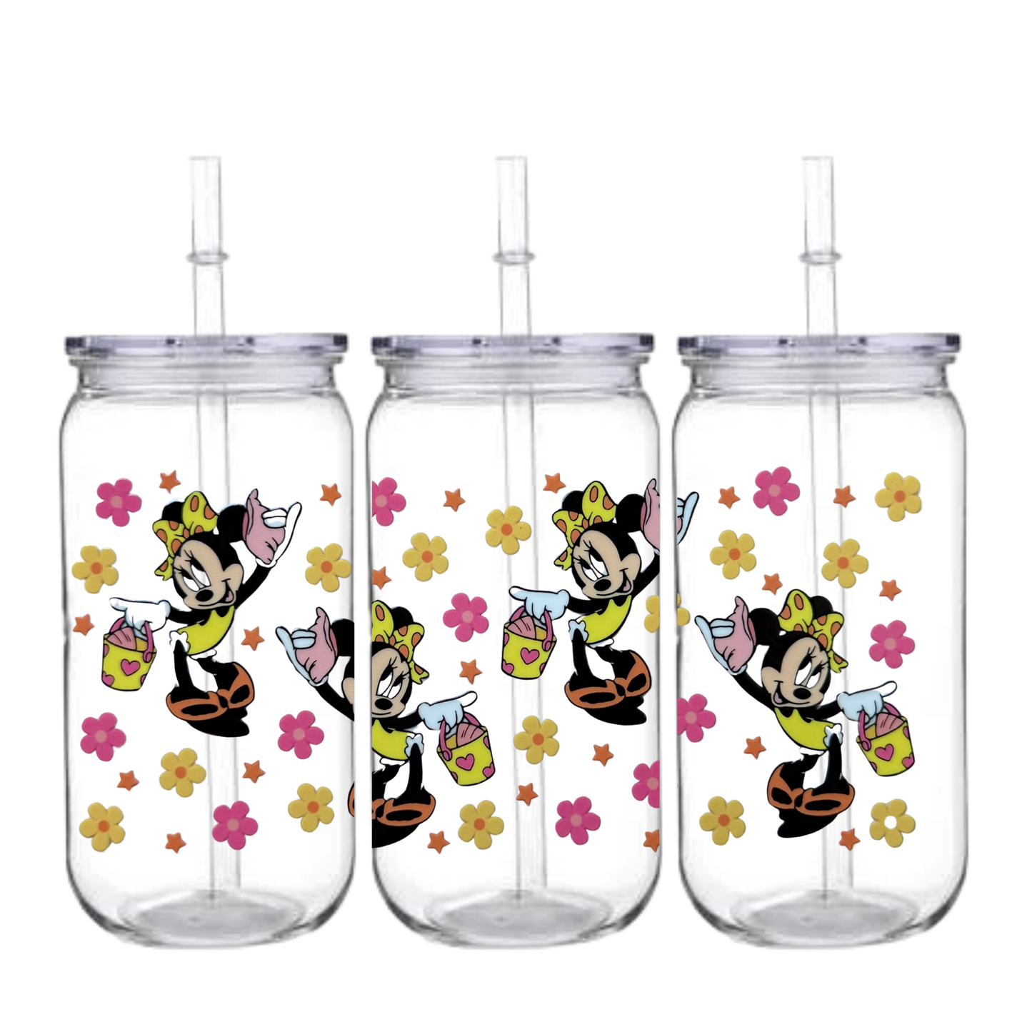 Flirty Minnie - Snowglobe tumbler