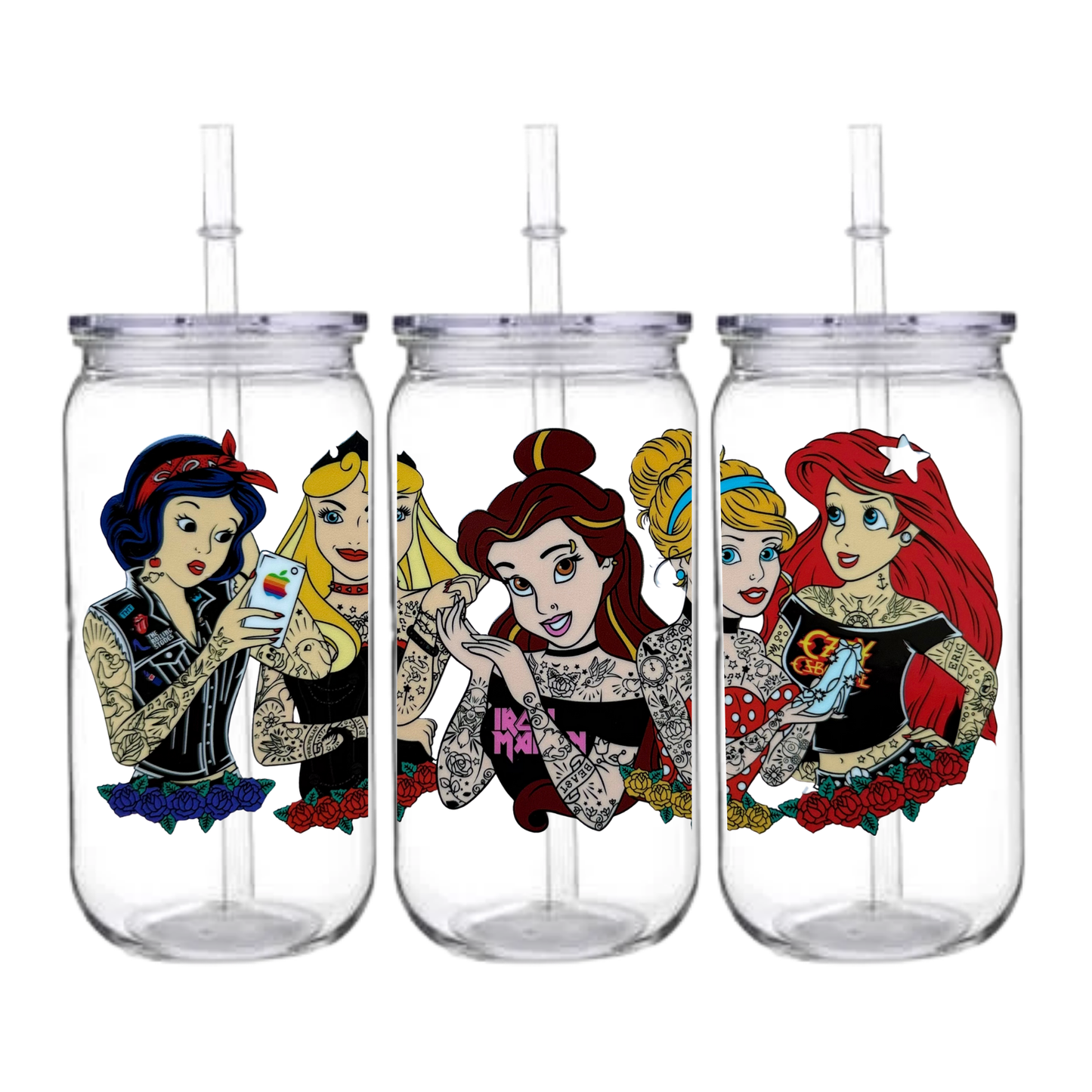 Dark Disney Princess - Snowglobe tumbler