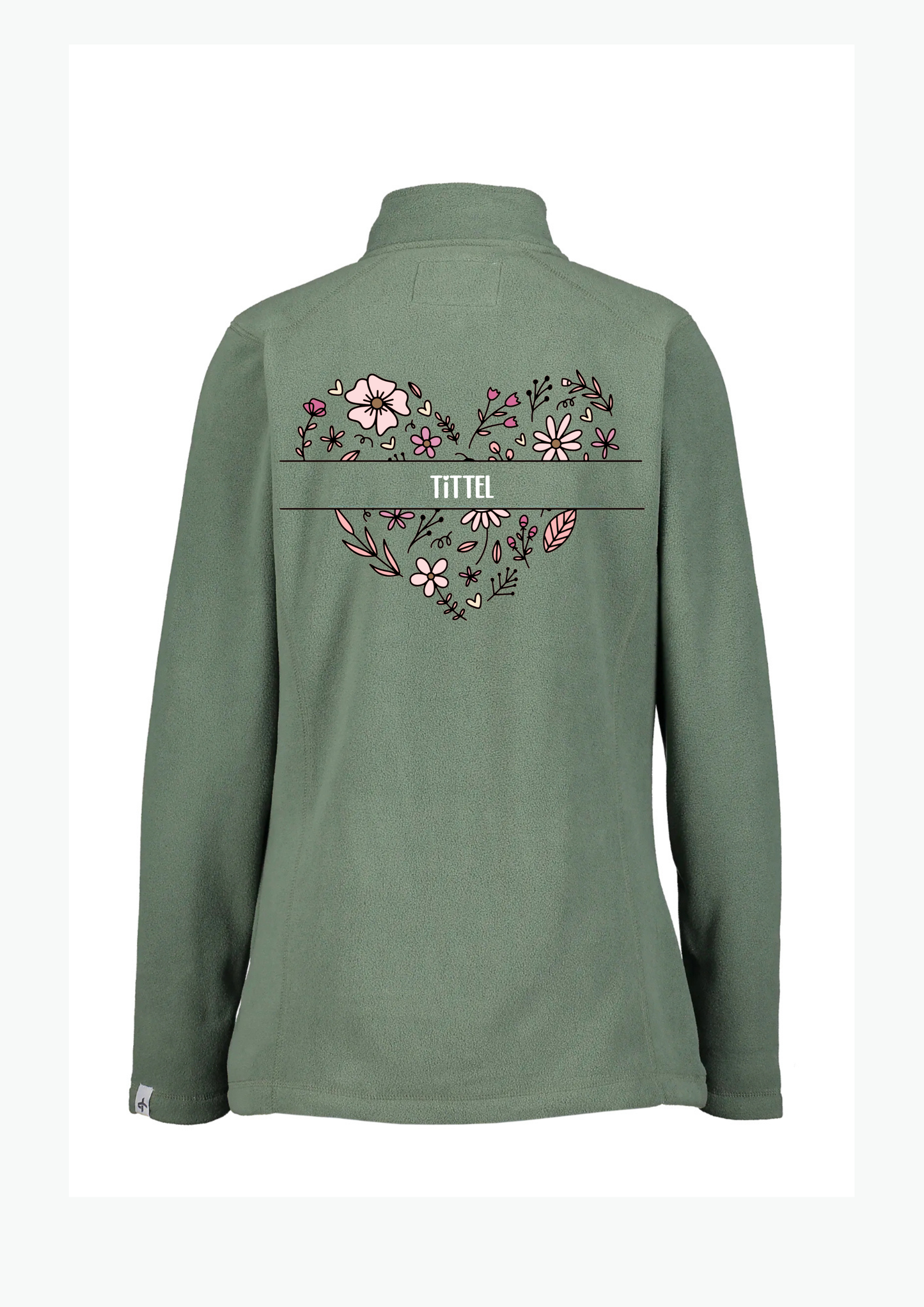 🌸Split heart - fleecejakke