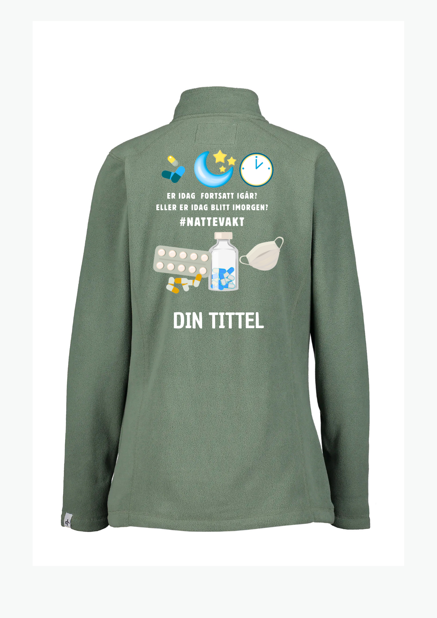 🌙 #NATTEVAKT – fleecejakke