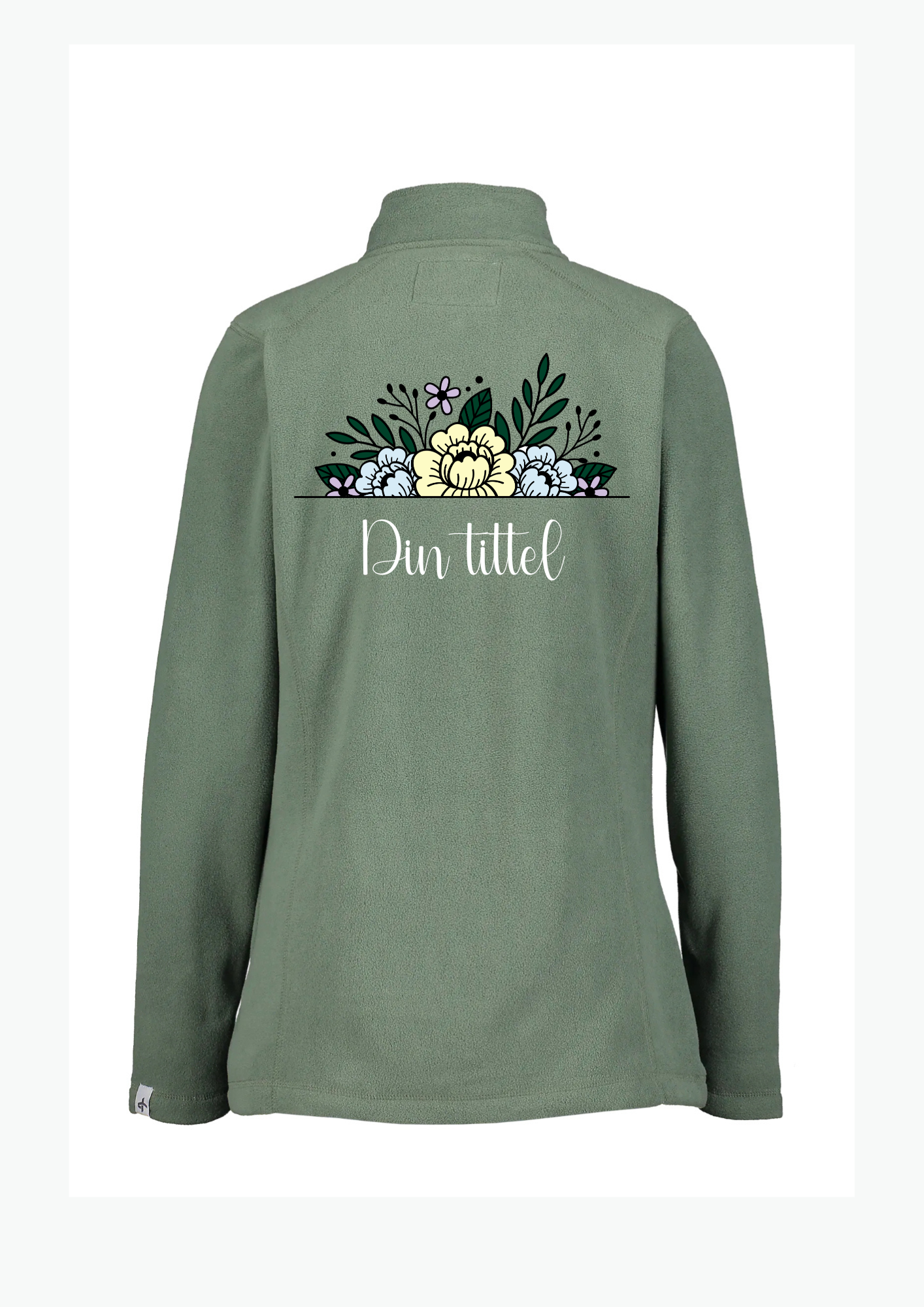 Half a flower - Fleecejakke