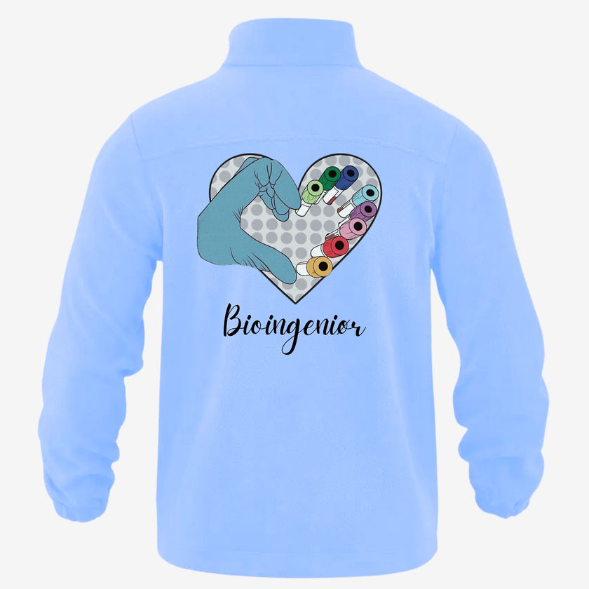 Bio - Fleecejakke med personlig trykk