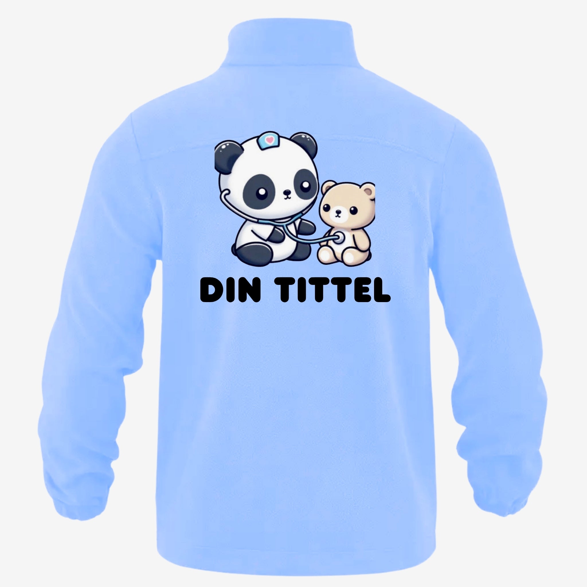 Sweet Panda - Fleecejakke med personlig design
