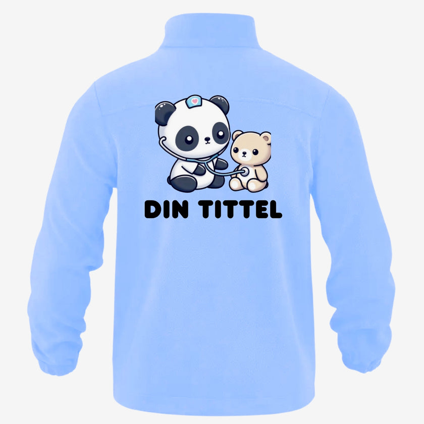 Sweet Panda - Fleecejakke med personlig design
