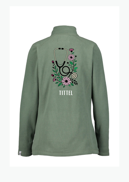 🌸 Floral - Fleecejakke