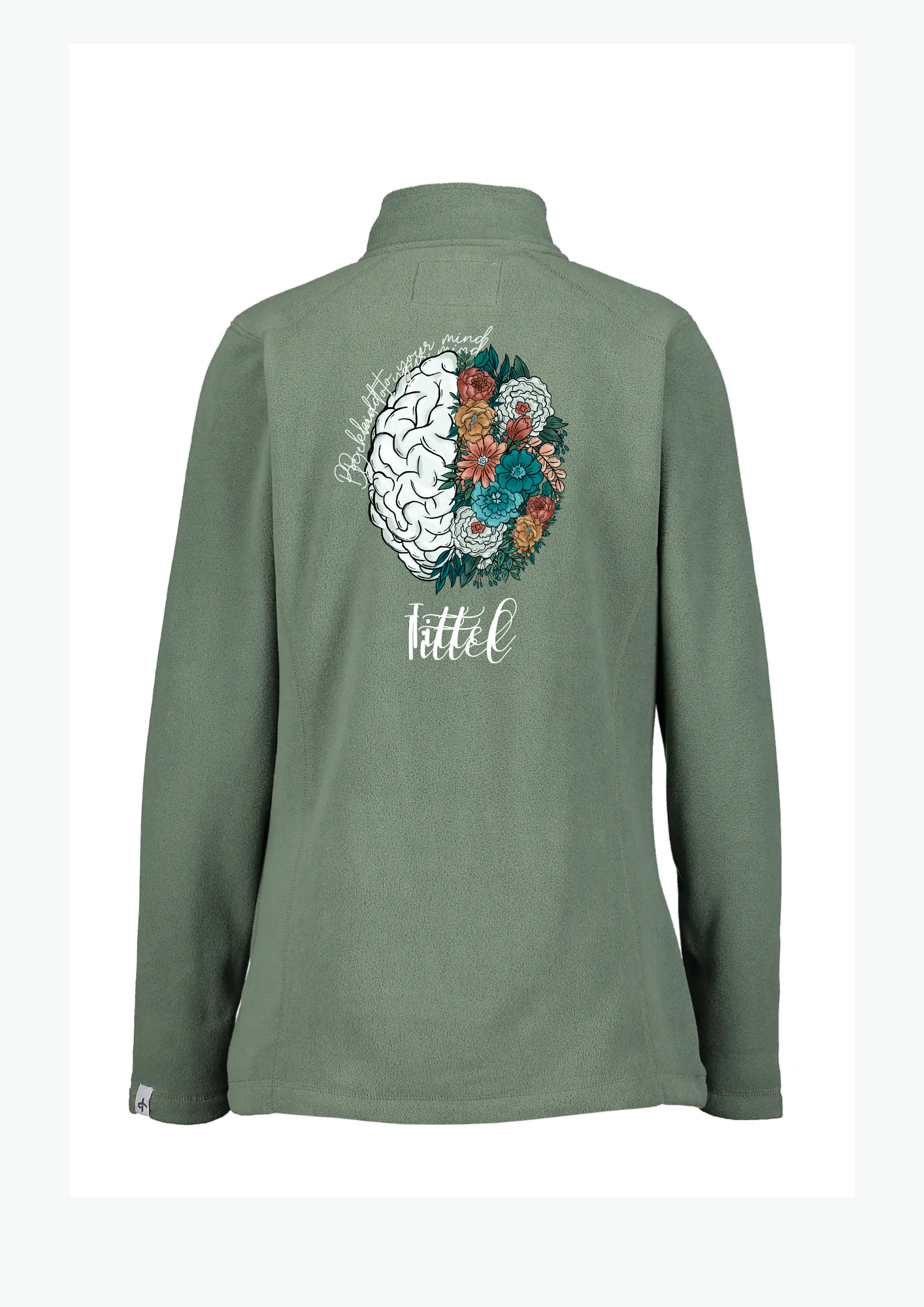 🧠 “Be Kind to Your Mind” Fleecejakke