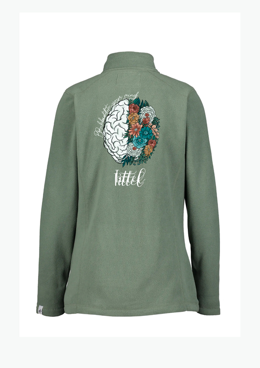 🧠 “Be Kind to Your Mind” Fleecejakke