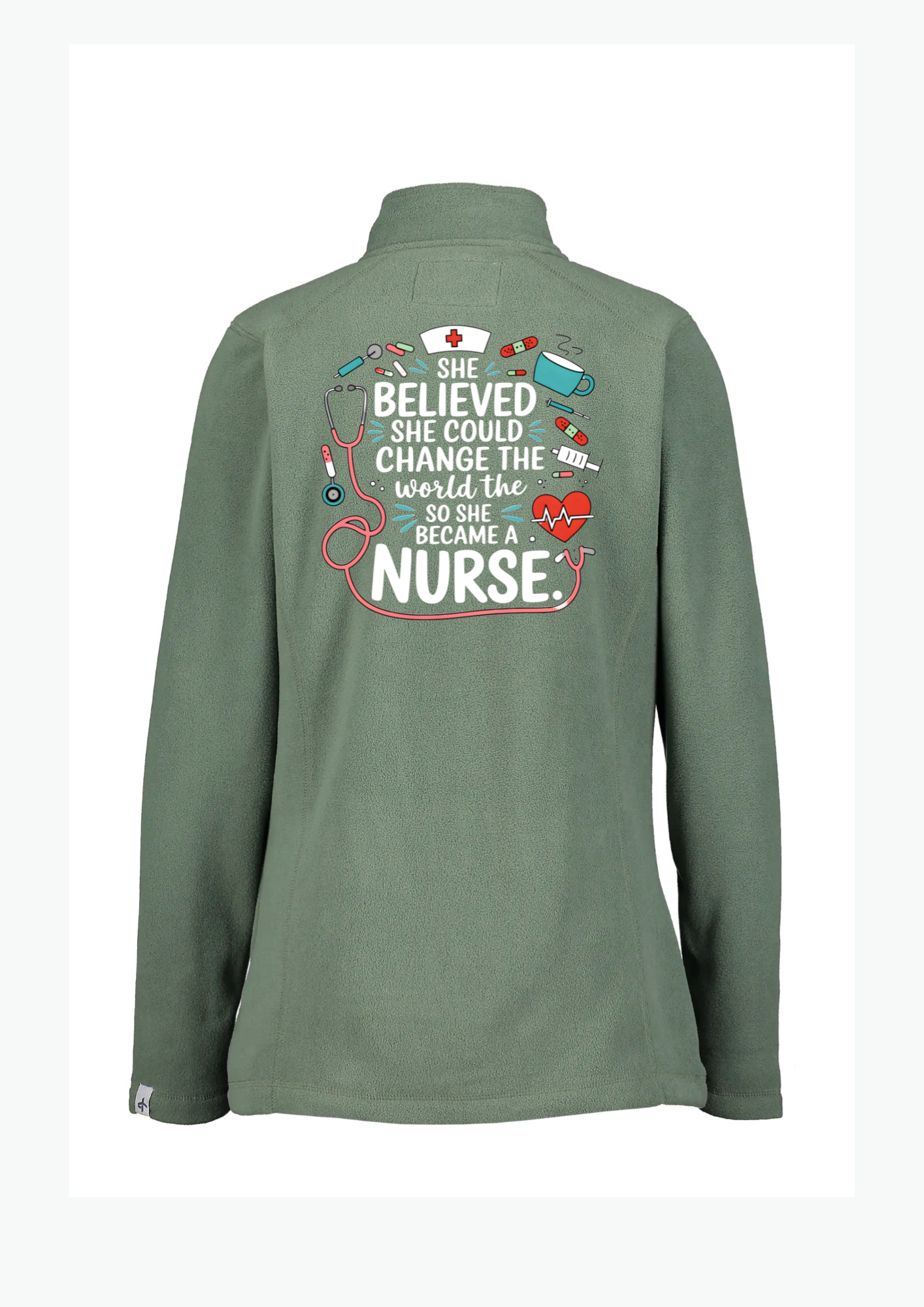 💙 "She Believed She Could" – Fleece