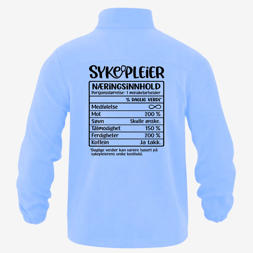 Sykepleier Nutrition - Fleecejakke