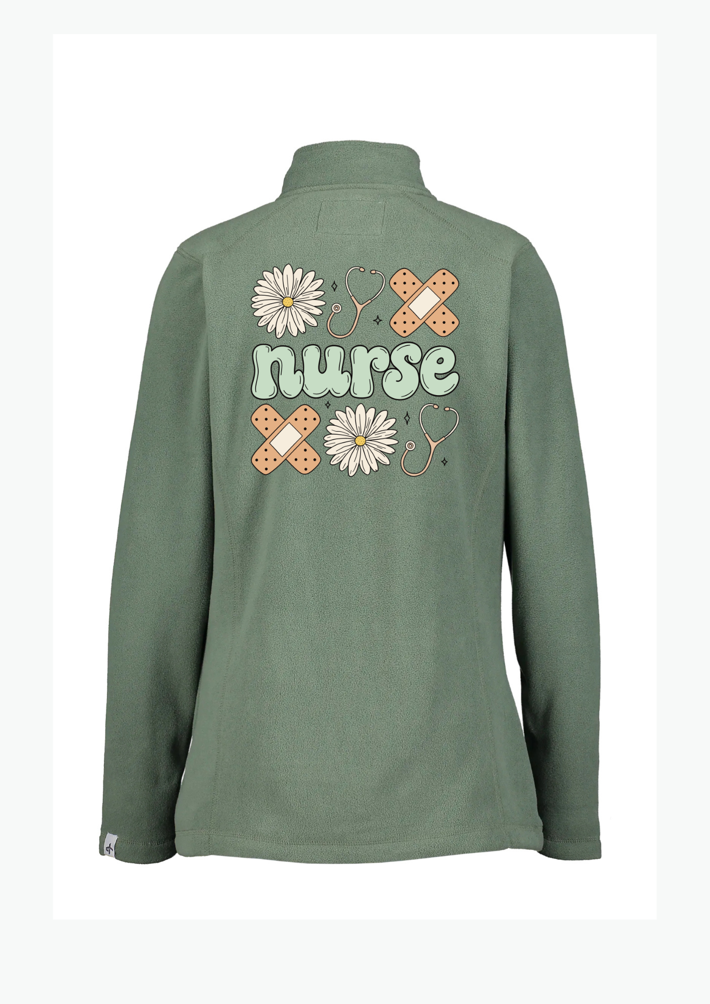 🌼 “Retro Nurse” – Bandage & Daisy Edition