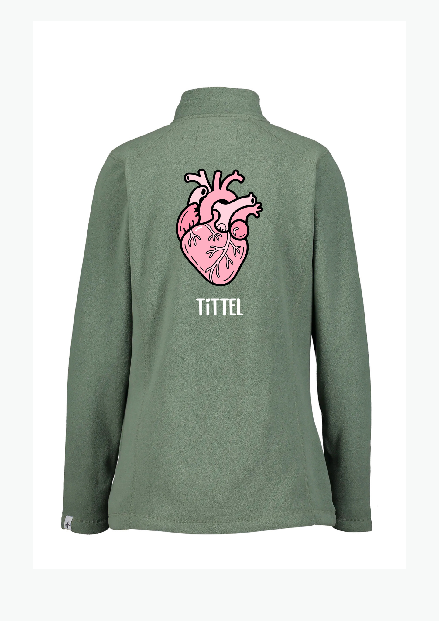 💗 “Anatomical Heart” Fleecejakke