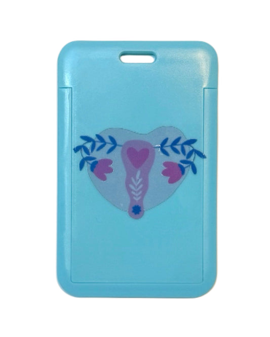 Floral Uterus – ID-kortholder