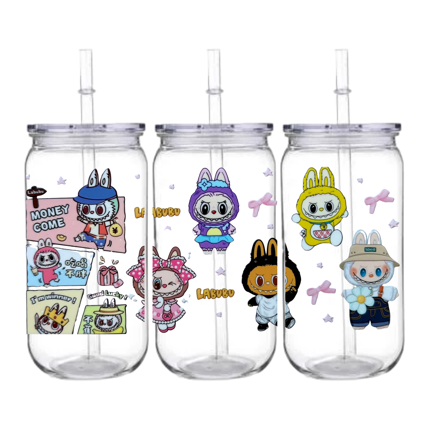 Retro Labubu - Snowglobe tumbler