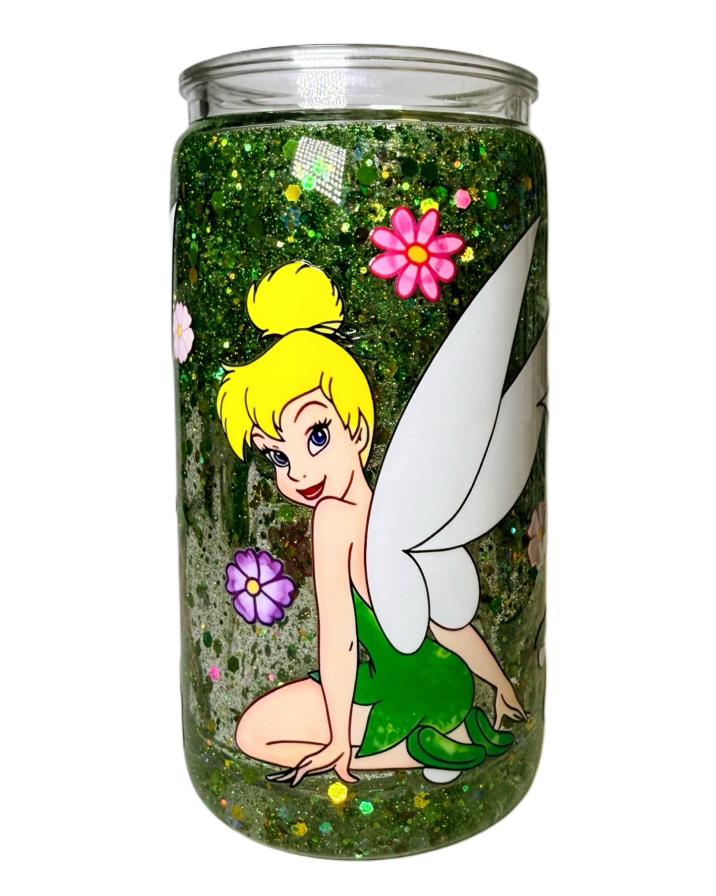 🧚 Tink Sparkle – Snowglobe Tumbler