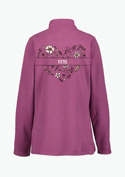 🌸Split heart - fleecejakke