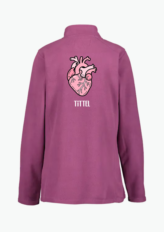 💗 “Anatomical Heart” Fleecejakke
