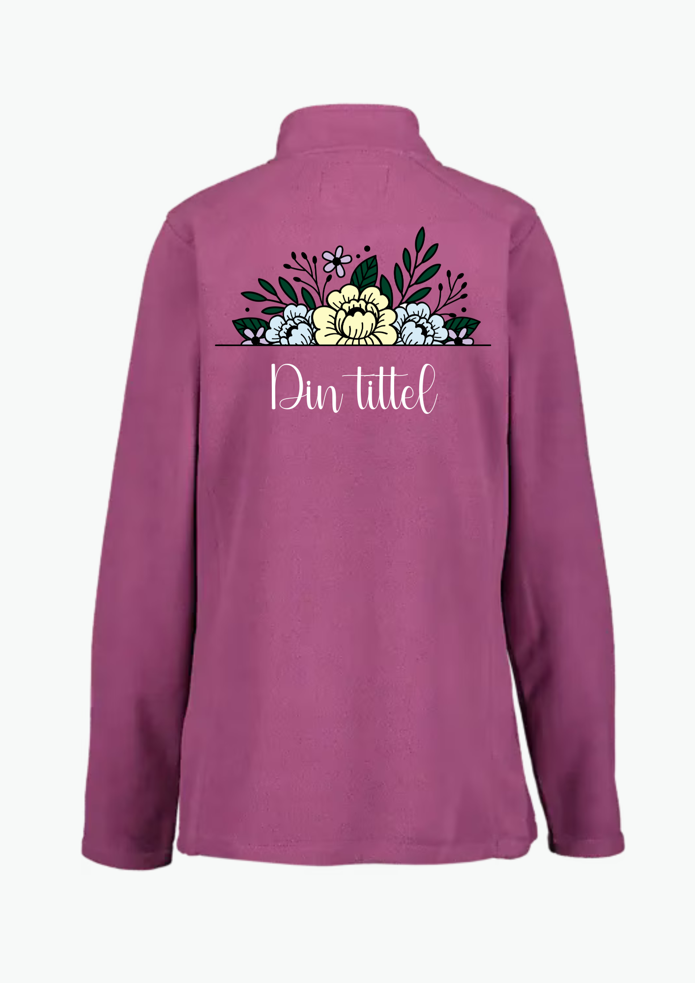 Half a flower - Fleecejakke