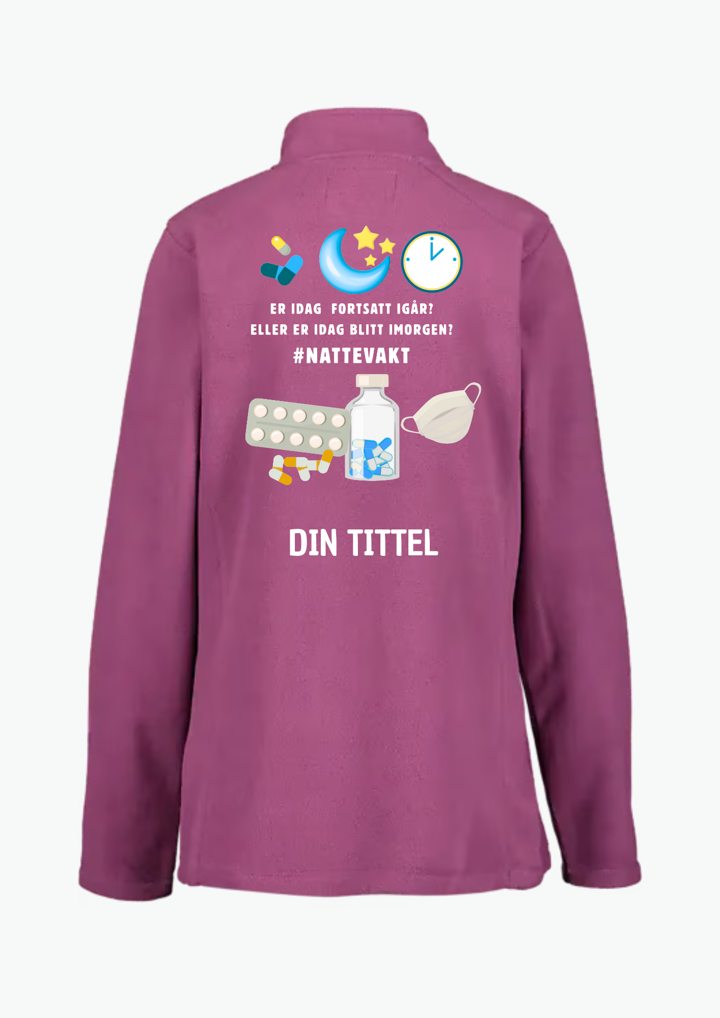 🌙 #NATTEVAKT – fleecejakke