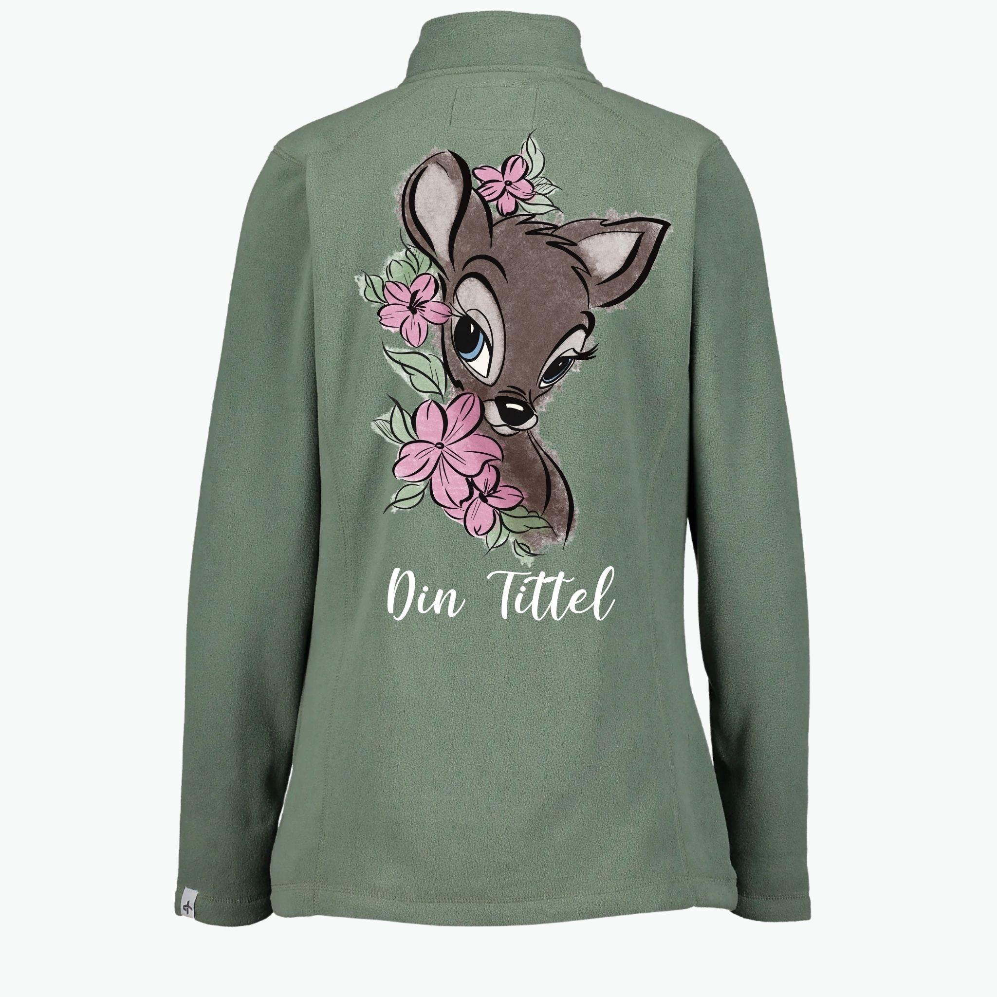 Bambi - Fleeecejakke med personlig trykk