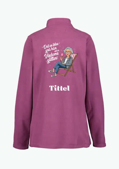 Visdomsglitter - Fleecejakke