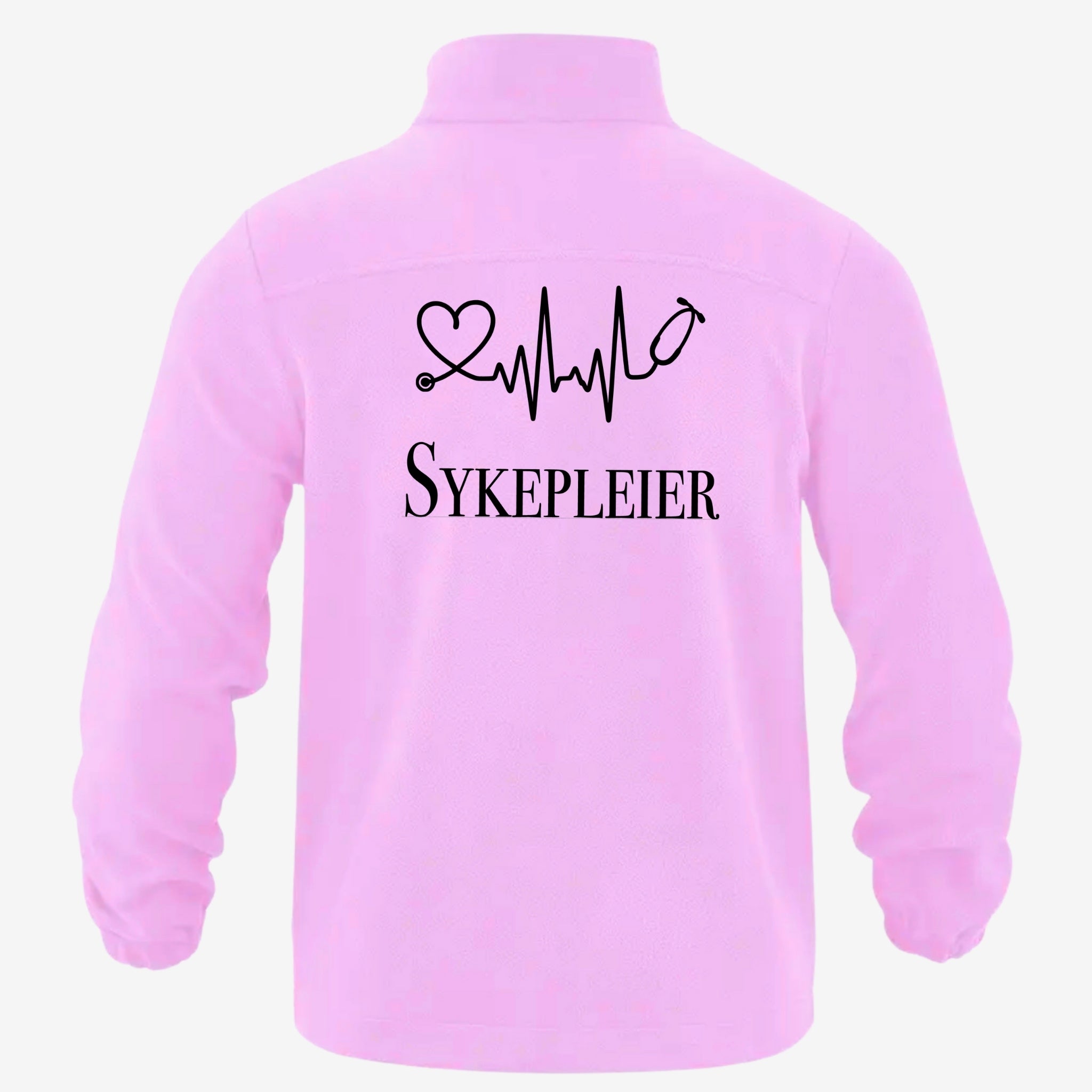 Sykepleier - Fleecejakke med personlig trykk