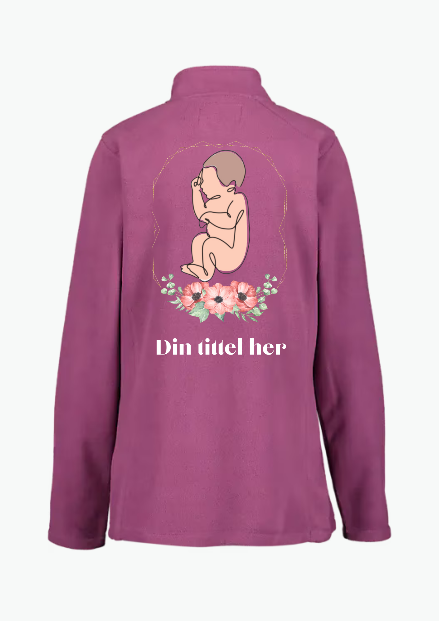 👶 “Baby Bloom” Fleecejakke