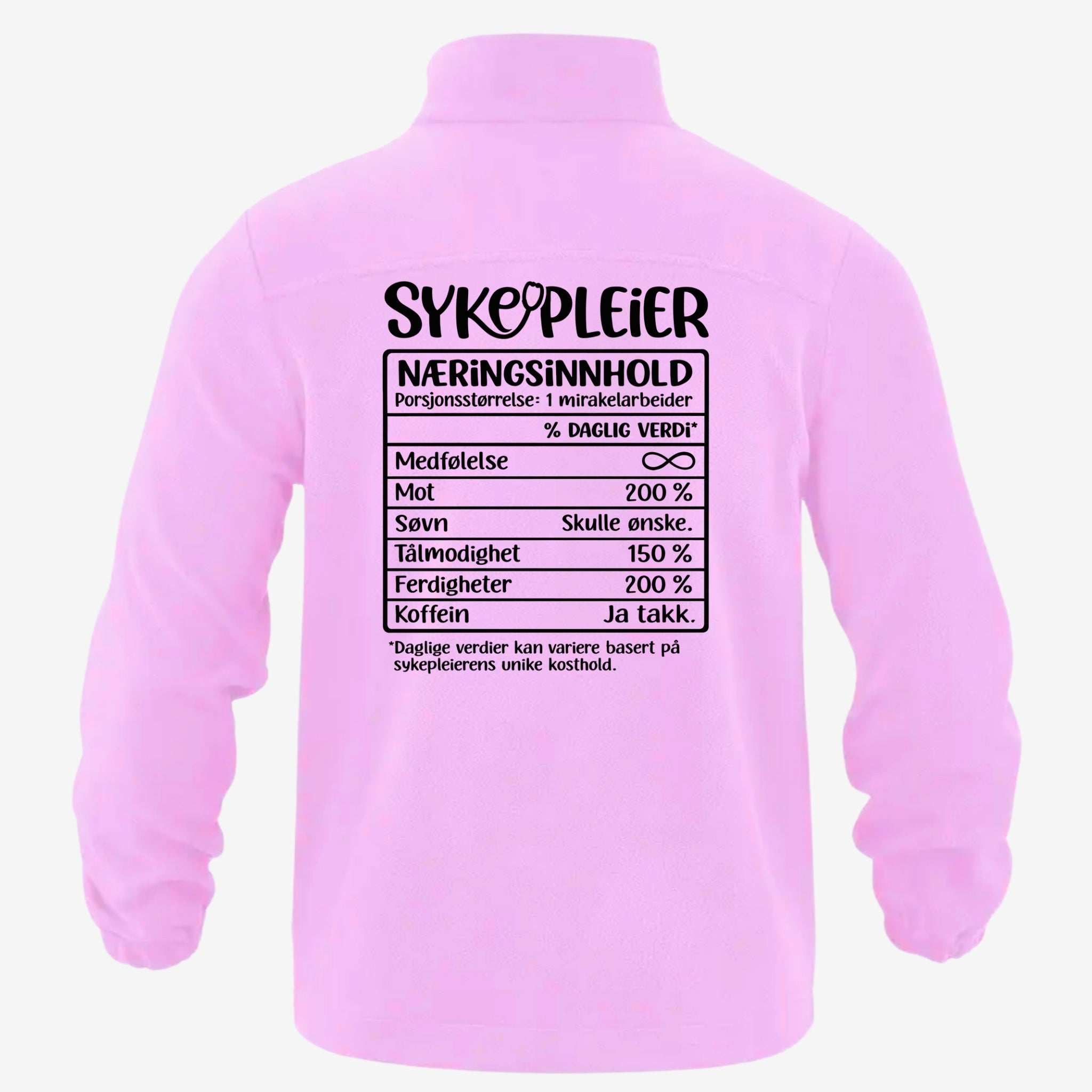 Sykepleier Nutrition - Fleecejakke