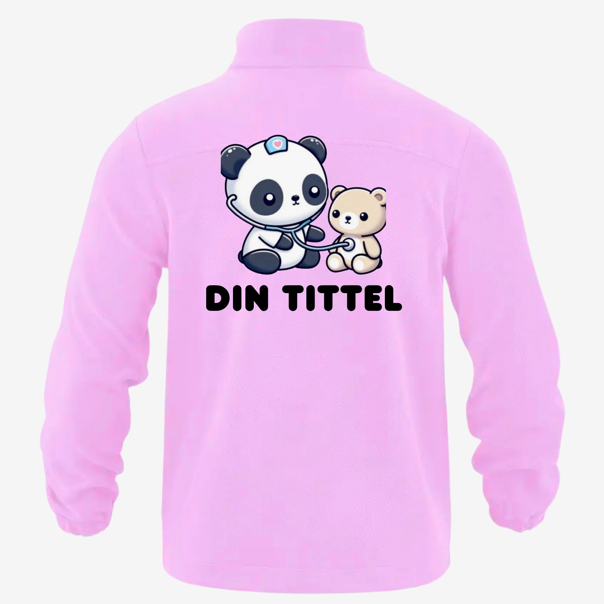 Sweet Panda - Fleecejakke med personlig design