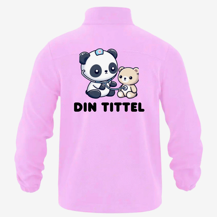 Sweet Panda - Fleecejakke med personlig design