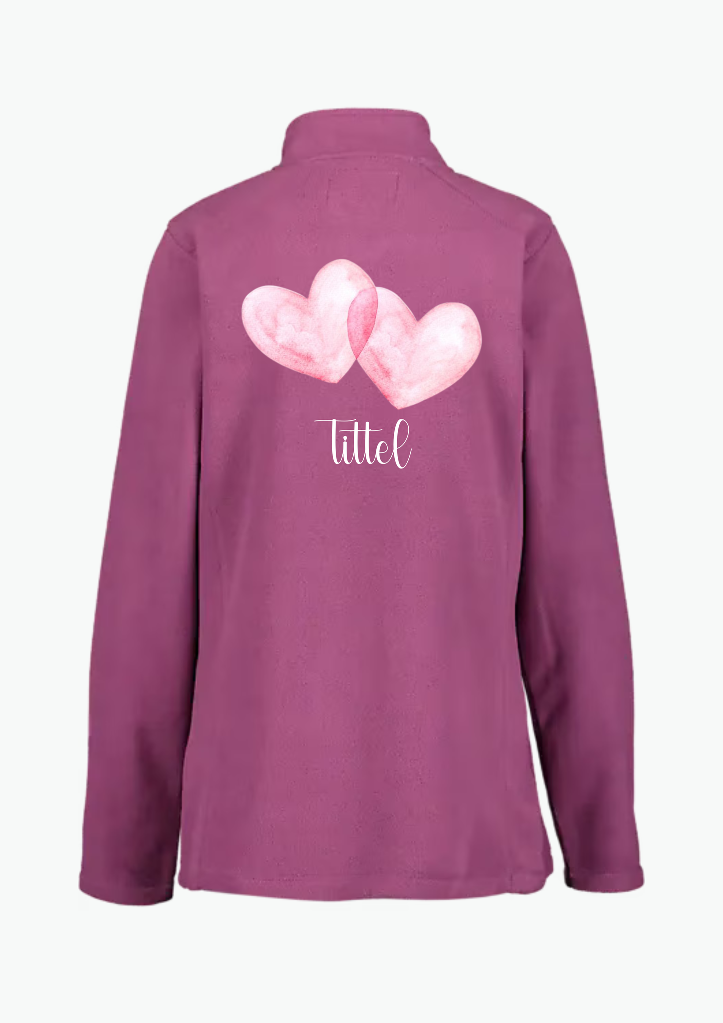 💕 “Double Hearts” Fleecejakke