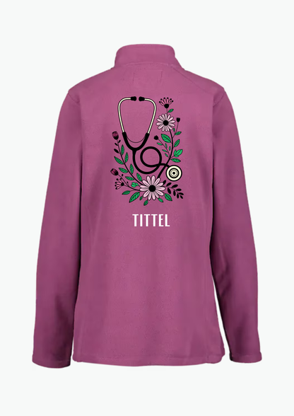 🌸 Floral - Fleecejakke