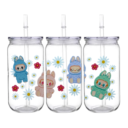 Happy Labubu - Snowglobe tumbler