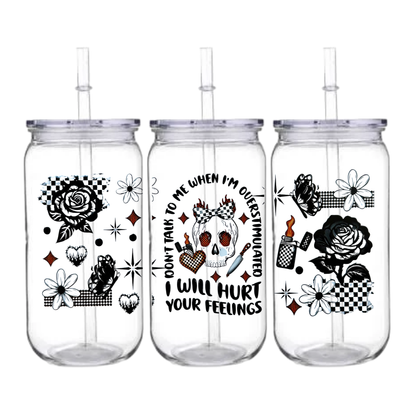 Don't talk to me - Snowglobe Tumbler